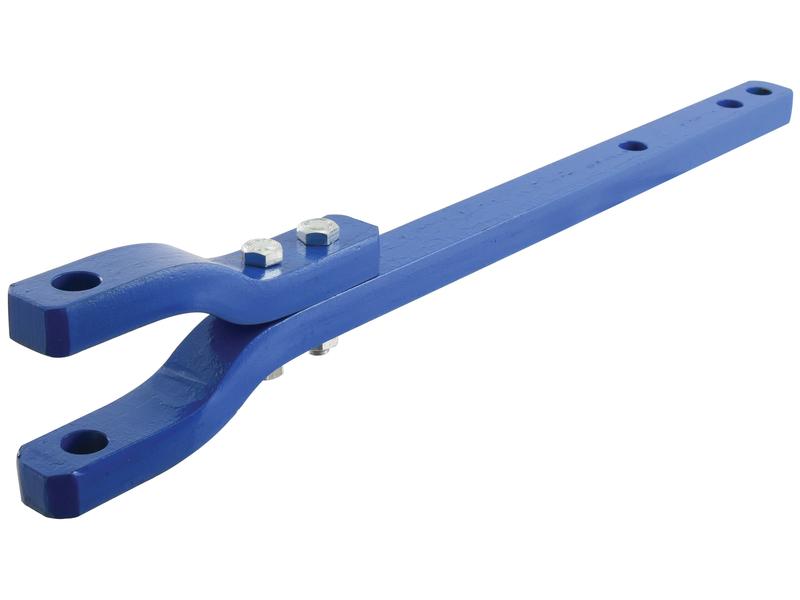 Swinging Drawbar with Clevis - Overall length: 830mm - Section: 30x49mm