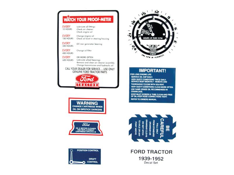 Kit d\'autocollants - Ford / New Holland Ford Restoration
