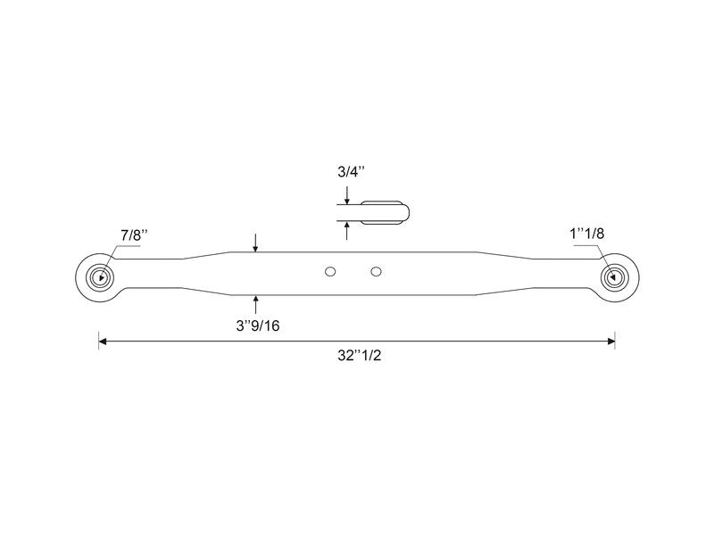 Lower Link Lift Arm Ball Ø 22mm Ball Ø 28mm RH/LH