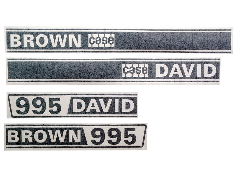 Sett av dekaler - David Brown 995