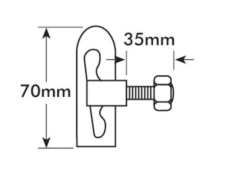 Droplok Pin Assembly 35mm