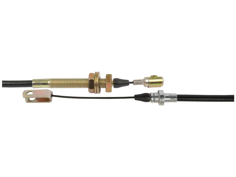 Cables Acelerador de Pie - Longitud: 730mm, Longitud del cable exterior: 596mm.
