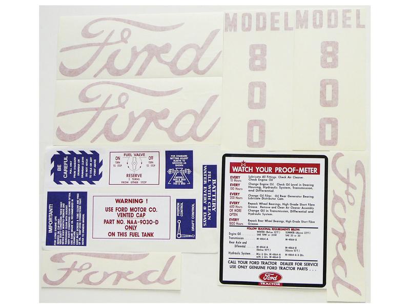 Decal Set - Ford / New Holland 800