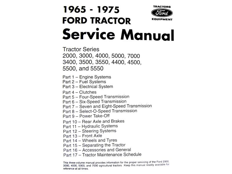 MANUAL, SERVICE, FORD 65-75