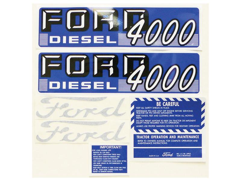 Decal - Ford / New Holland 4000 Diesel