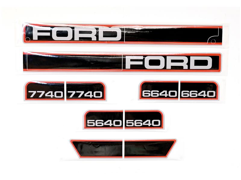 Sett av dekaler - Ford / New Holland 5640 6640, 7740