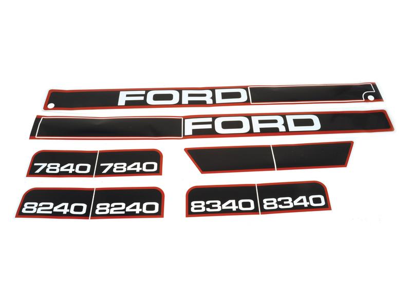 Sett av dekaler - Ford / New Holland 7840, 8240, 8340