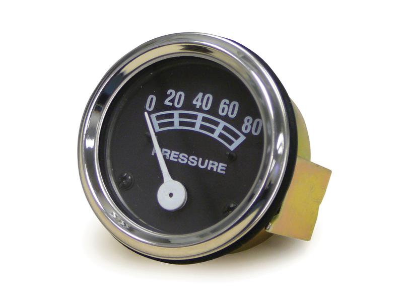 Oil Pressure Gauge - 80LB, Chrome