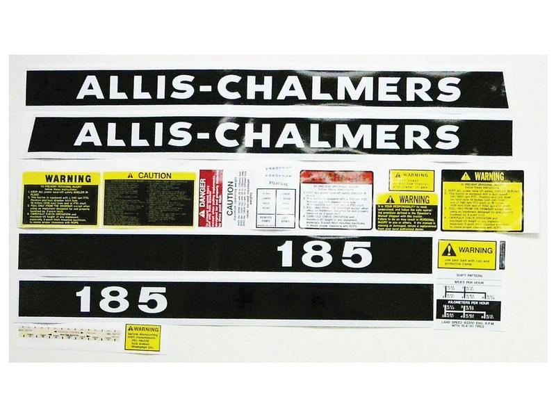 Decal - Allis Chalmers 185