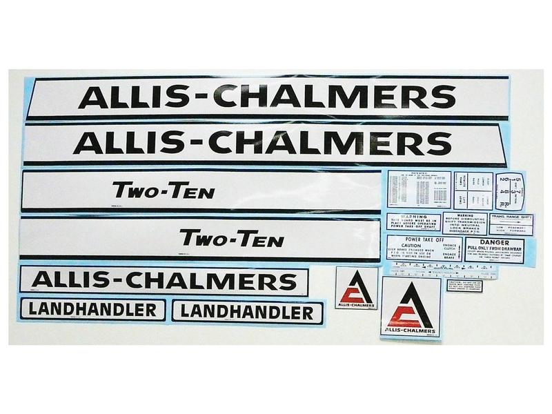 Decal - Allis Chalmers 210