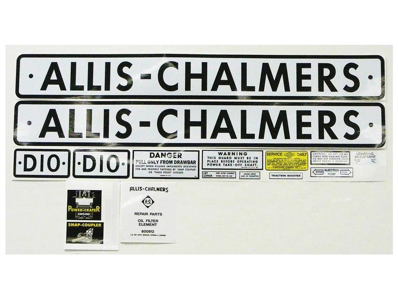 Decal - Allis Chalmers D10