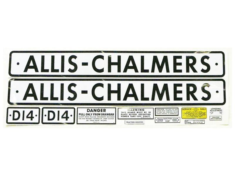 Decal Set - Allis Chalmers D14