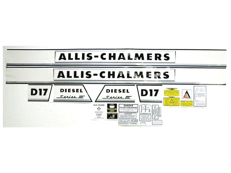 Decal - Allis Chalmers D17 Series 3 Diesel)