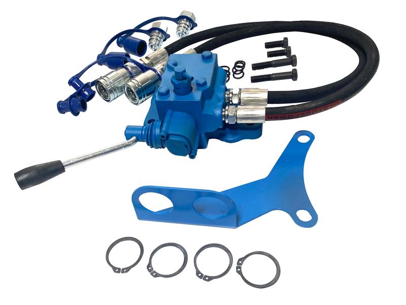 Ford NH, Single Spool, Double Acting Remote Valve, Complete Kit, Break Away Couplers and Bracket