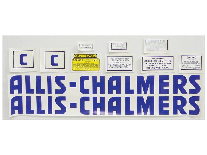 Decal Set - Allis Chalmers C