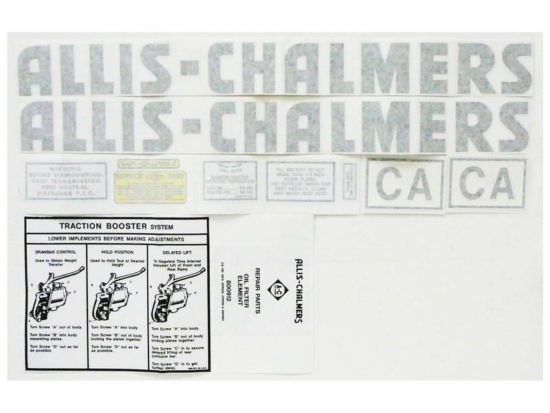 Decal Set - Allis Chalmers CA