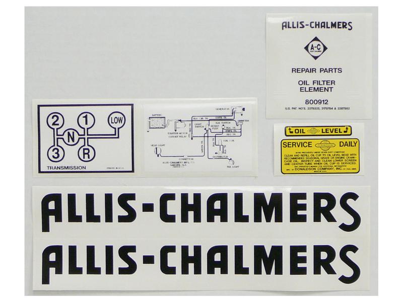 Decal Set - Allis Chalmers G