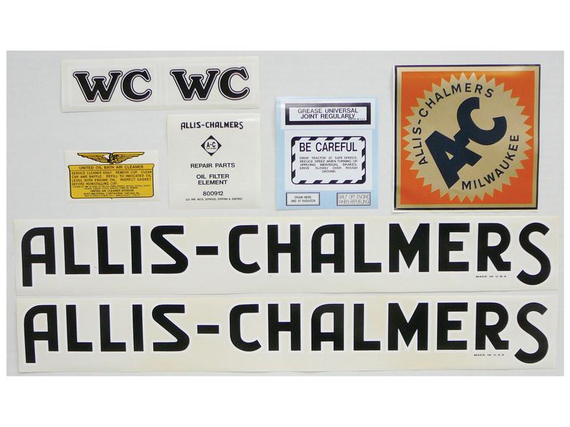 Decal Set - Allis Chalmers WC