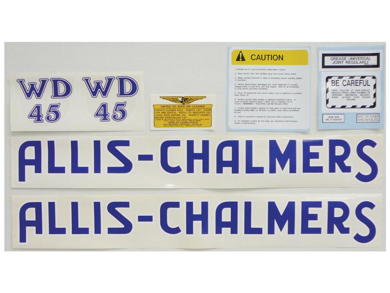 Decal Set - Allis Chalmers WD45