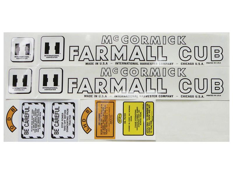 Decal Set - Farmall Cub