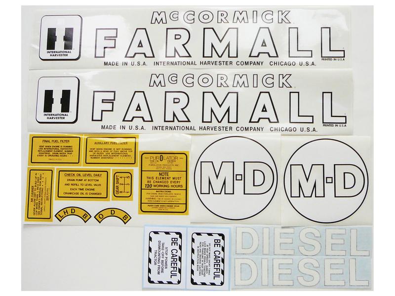 Decal Set - Farmall MD