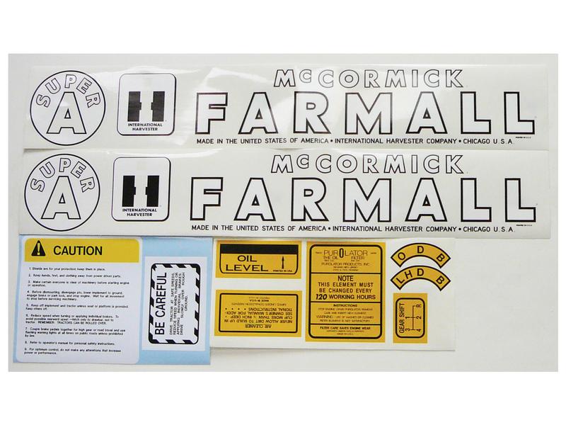 Decal Set - Farmall Super A