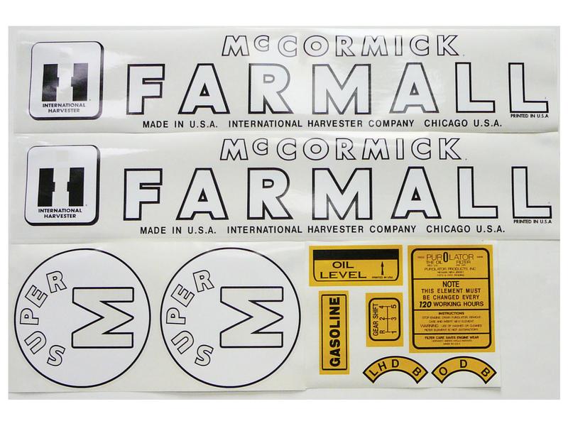 Decal - Farmall Super M