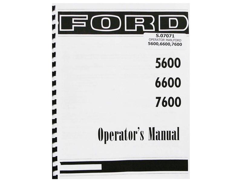 OPERATOR MANUAL- FD 5600-7600- Image 1
