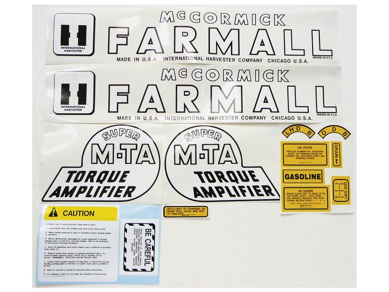 Decal - Farmall Super MTA
