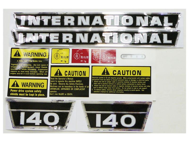 Decal Set - Case IH / International Harvester IH 140
