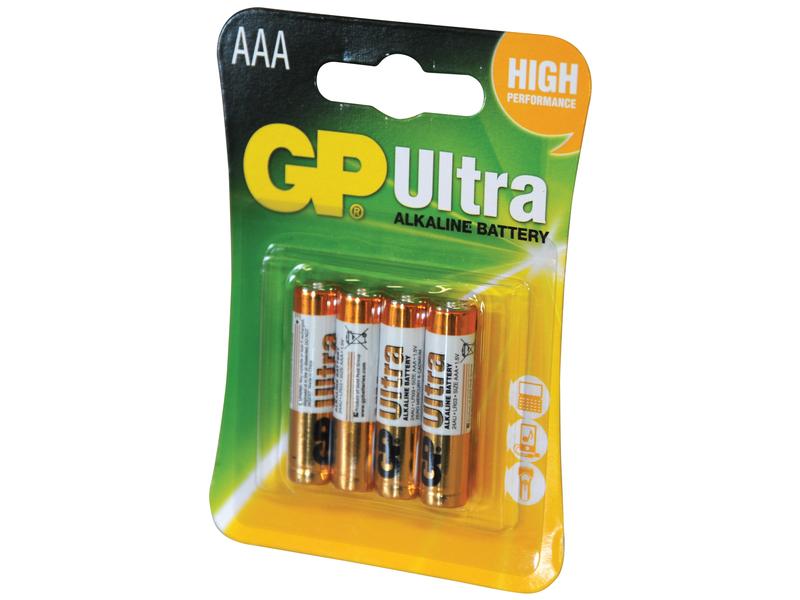 Batterij - MN2400/LR03/AAA/AM4 (Aantal per pak 4 stuks)