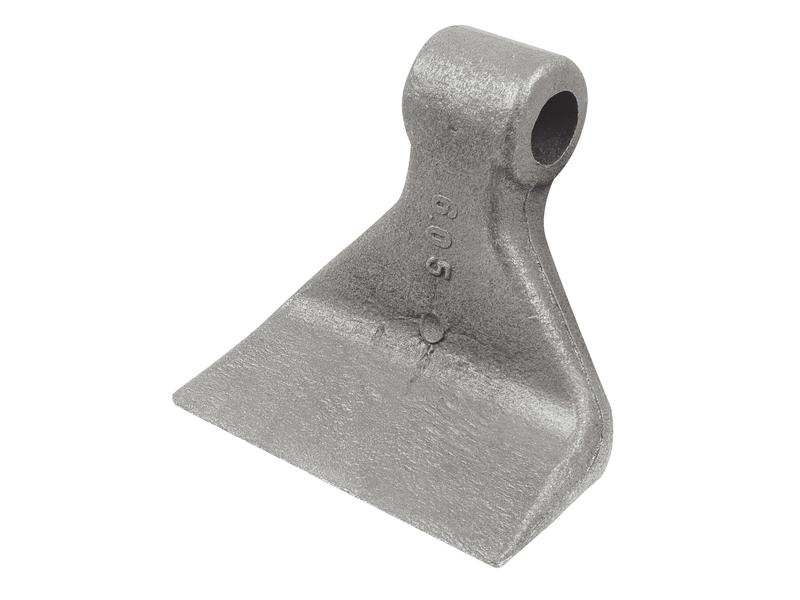 Hammer Flail, Top width: 40mm, Bottom width: 120mm, Hole Ø: 18.5mm, Radius 110mm - Replacement for Alpego, Omarv