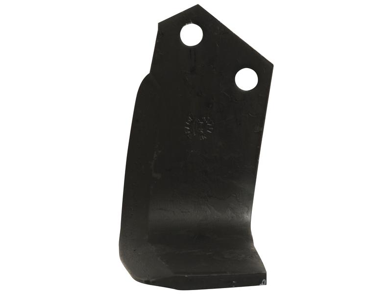 Rotavator Blade Square Type Blades RH 80x8mm Height:  Hole centres: 46mm. Hole Ø: 14.5mm. Replacement for Sovema