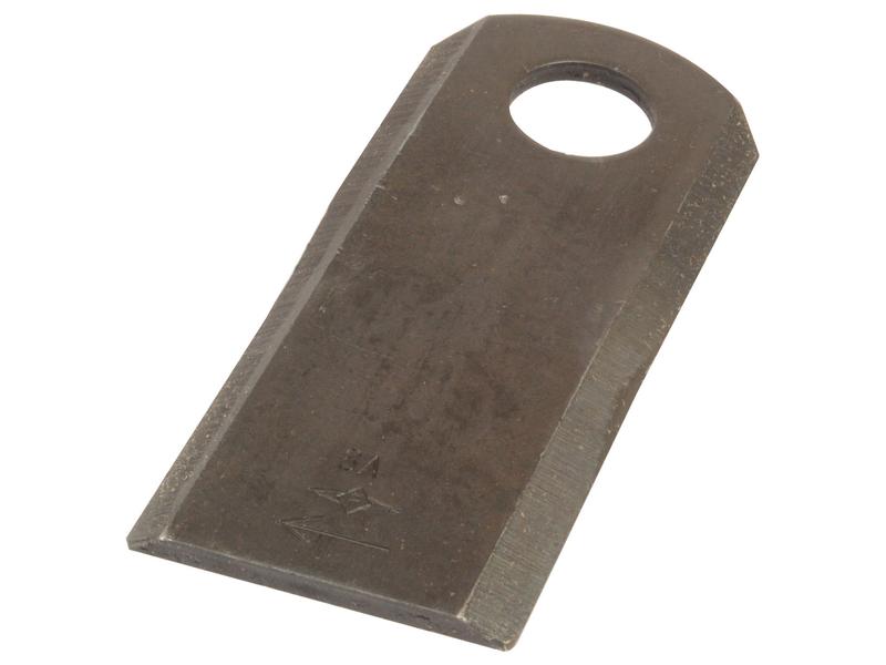 Mower Blade - Twisted blade, bottom edge sharp & parallel -  115 x 50x4mm - Hole &Oslash;20.5mm  - LH -  Replacement for Kuhn - S.72567