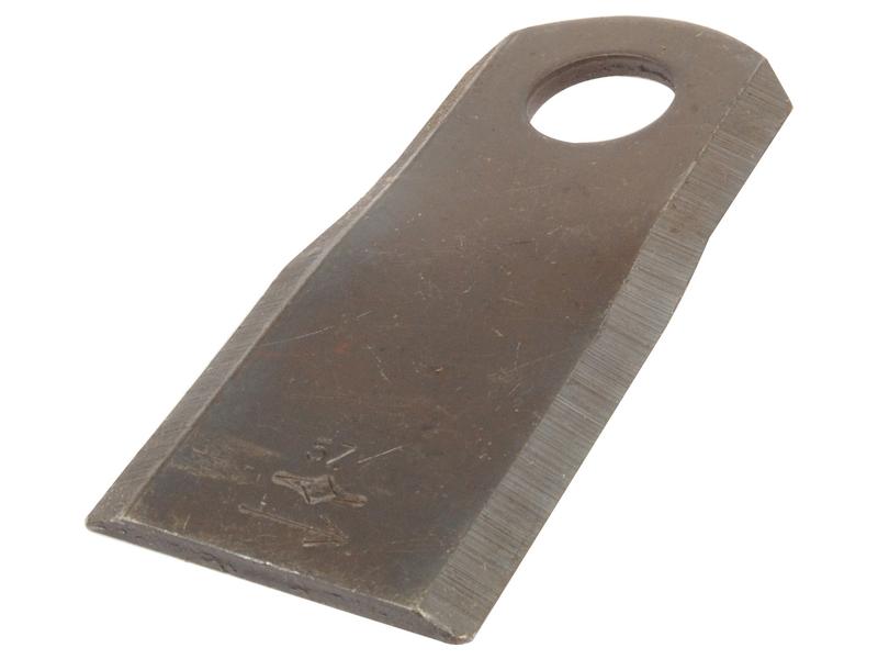 Mower Blade - Twisted blade, bottom edge sharp & parallel -  115 x 50x4mm - Hole &Oslash;20.5mm  - RH -  Replacement for Kuhn - S.72568