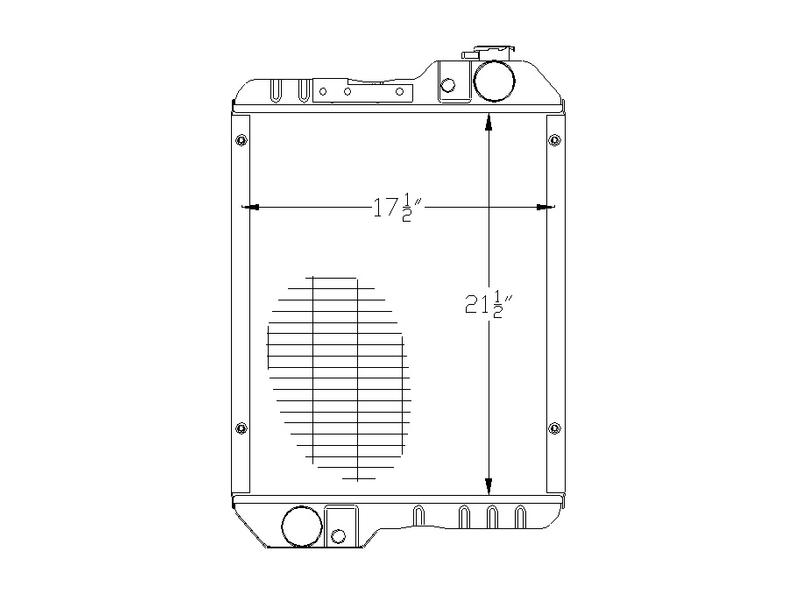 732084 Radiator Radiator