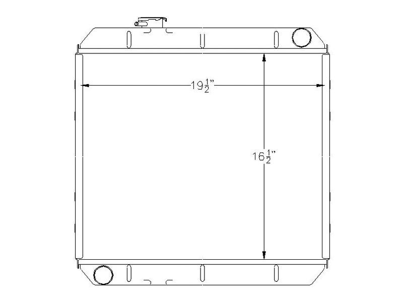 13723 Radiator Drawing Radiator