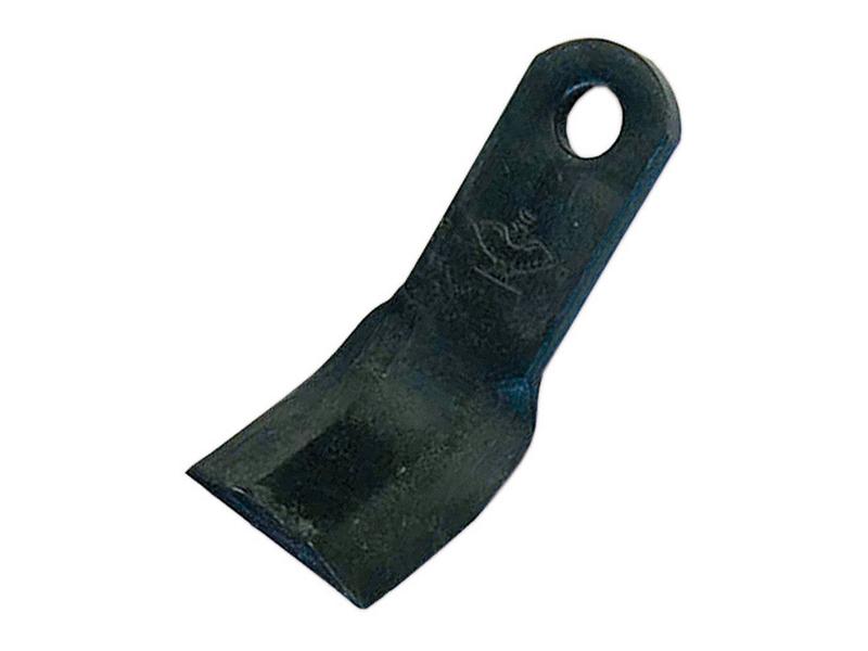 Schlegelmesser - Y Messer, Länge: 130mm, Breite: 40mm, Bohrung Ø: 16.5mm, Stärke: 8mm. Ersatz für Kuhn