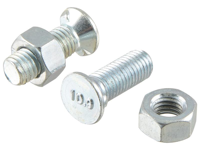 Countersunk Head Bolt 2 Nibs With Nut (TF2E) -   Tensile strength