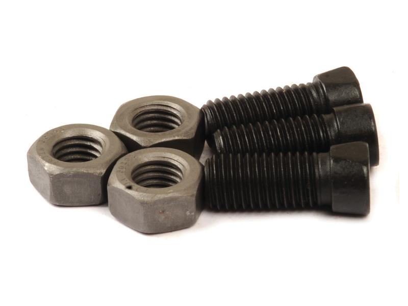 Conical Head Bolt 2 Flats With Nut (TC2M) - M12xTensile strength