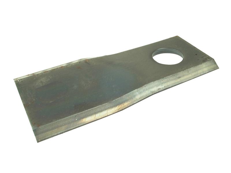 Mower Blade - Twisted blade, top edge sharp -  107 x 45x4mm - Hole &Oslash;18.25mm  - LH -  Replacement for Kuhn, Fort, John Deere, New Holland - S.77066
