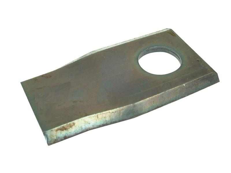Kniv for skiveslåmaskin - Vridd blad, toppkant skarp og parallell -  92 x 50x4mm - Hull Ø20.5mm  - H -  Erstatning for JF, Stoll