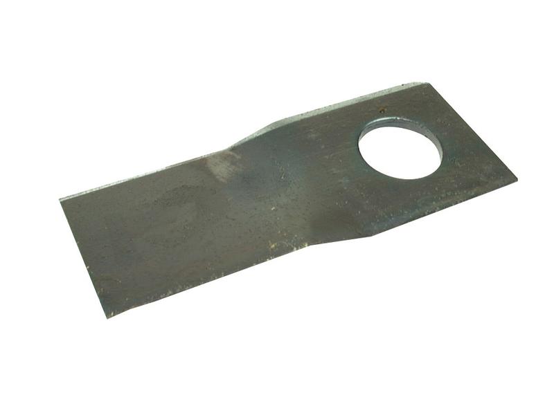 Mower Blade - Twisted blade, top edge sharp & parallel -  94 x 40x3mm - Hole Ø19mm  - RH -  Replacement for Krone