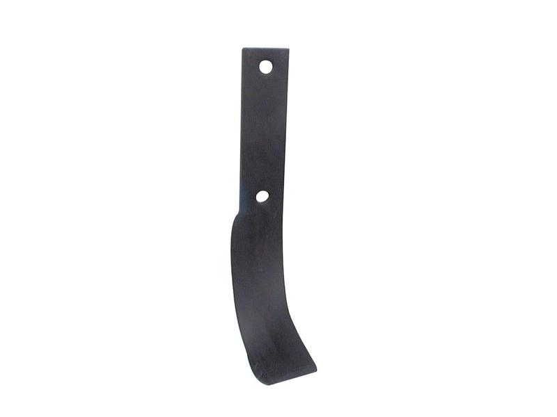 Rotavator Blade Curved RH 40x8mm Height: 265mm. Hole centres: 115mm. Hole Ø: 11.5mm. Replacement for Dowdeswell, Howard