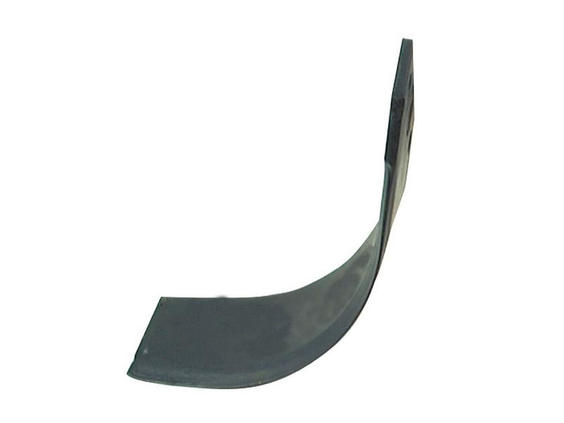 Rotavator Blade Curved LH 80x6mm Height: 180mm. Hole centres: 57mm. Hole Ø: 11.5mm. Replacement for Dowdeswell