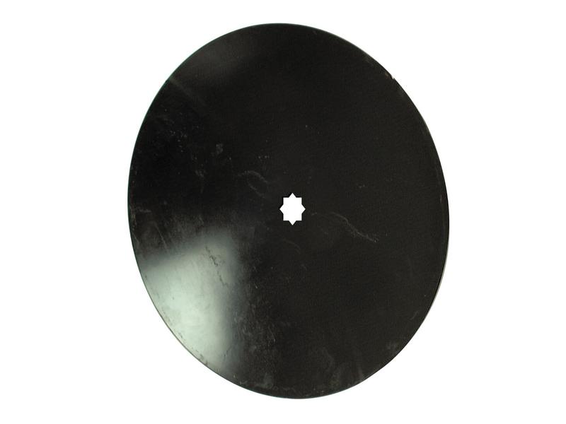 Plain Harrow disc 460x3.25mm - Hole 1 1/16\'\' x 1 3/16\'\' Dual Square Centre Hole