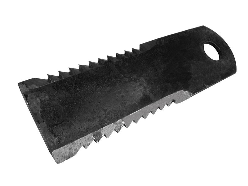 Couteau de broyeur - Serrated, 173 x 50 x 4mm