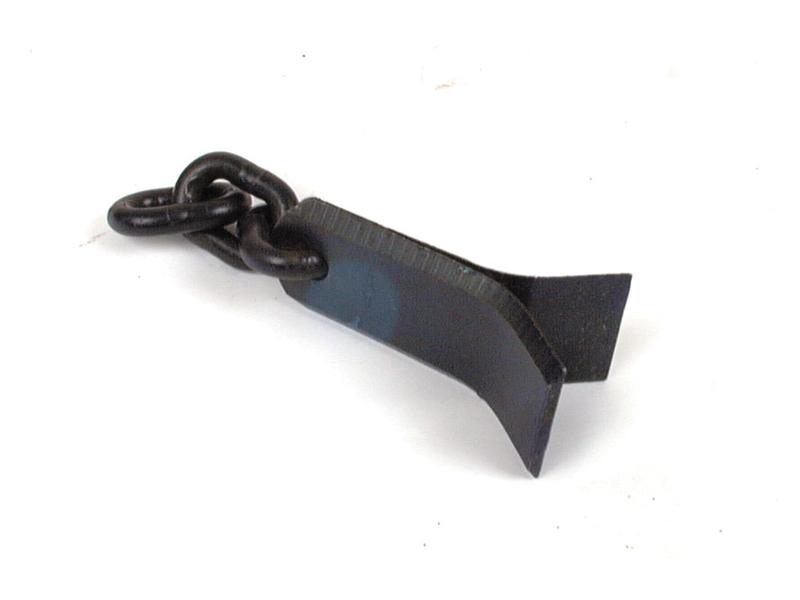 Hammerkniv for kantklipper, Lengde: 140mm, Bredde: 30.5mm, Hull Ø: 9mm, Tykkelse: 3mm. Erstatning for Bomford