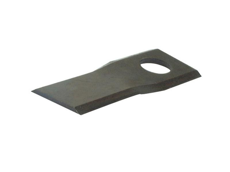 Mower Blade - Twisted blade, top edge sharp & parallel -  94 x 49x 3.0mm - Hole Ø 23.0mm  - RH -  Replacement for Mortl