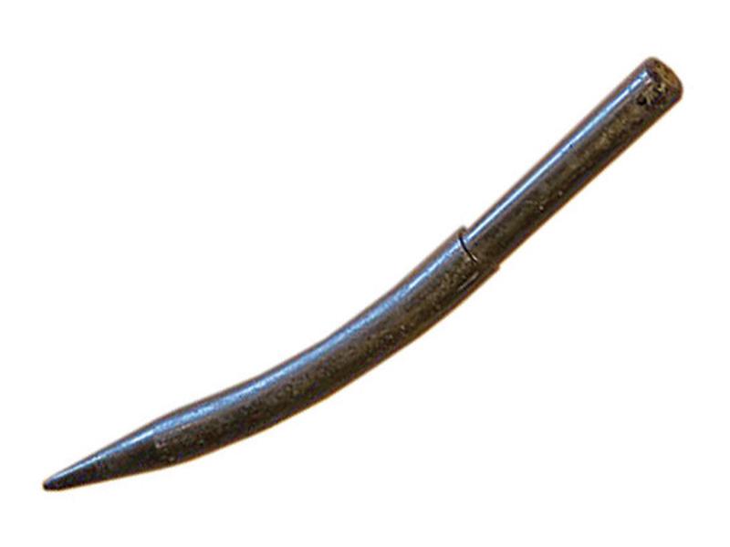 Kuormauskoneen piikki - Kaareva 387mm, (Pyöreä)